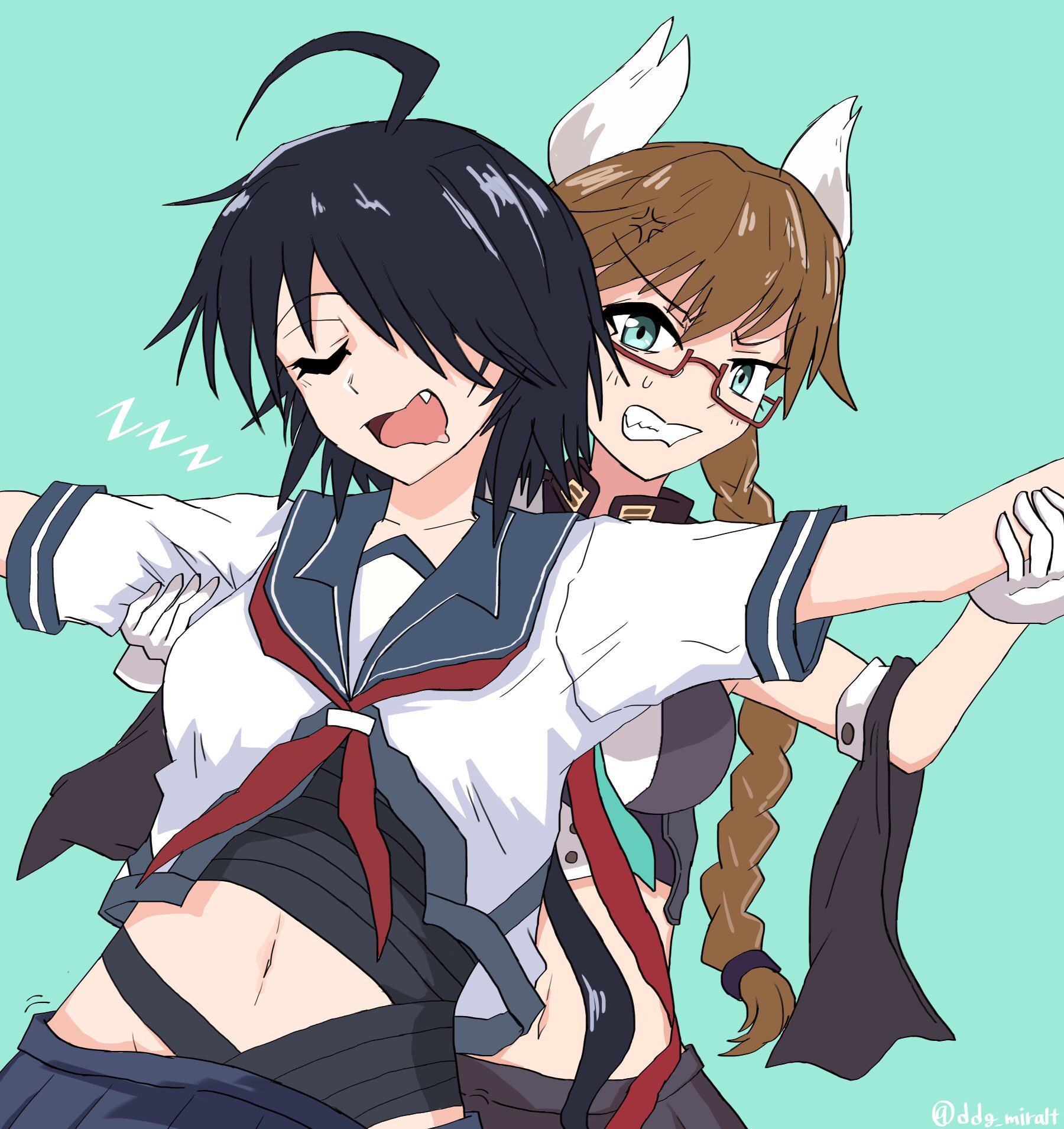 36ルト 木曜南ぺ17a 艦これの加古とアズールレーンの加古 T Co Chrnqjgbgs Twitter