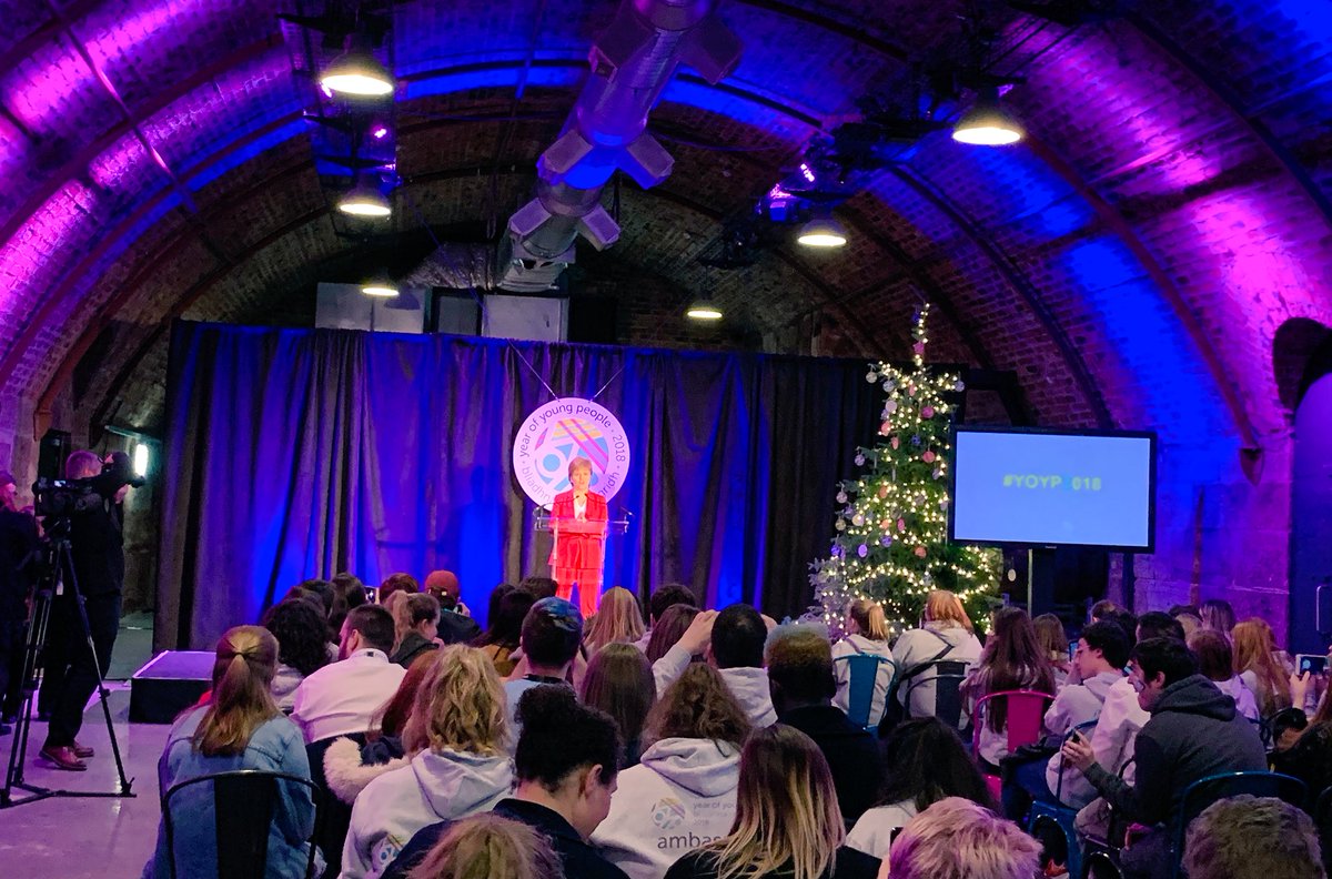 Young Scot (@YoungScot) on Twitter photo 2018-12-10 15:12:55 First Minister @NicolaSturgeon says that when we put young people in charge of planning, designing and delivering things for them - they’re always a much bigger success. We totally agree! 🌟🌟🌟 #YOYP2018 First Minister @NicolaSturgeon says that when we put young people in charge of planning, designing and delivering things for them - they’re always a much bigger success. We totally agree! 🌟🌟🌟 #YOYP2018