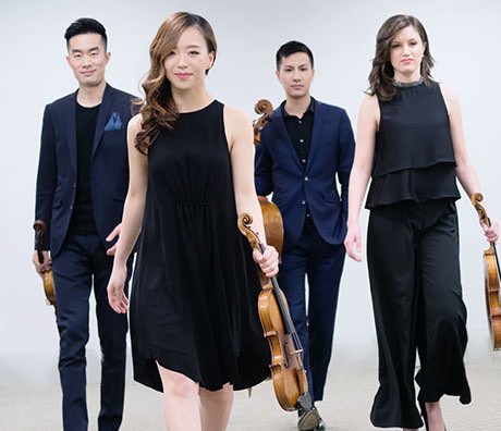 RosiePThompson's tweet photo. .@banffcentre congratulates the #RolstonStringQuartet on its debut @carnegiehall in #NYC tomorrow night-they are winners of the #BanffInternationalStringQuartetCompetition we’ll be cheering you on at Carnegie Hall @JaniceinBanff @howardRjang https://t.co/bAce8CQurU