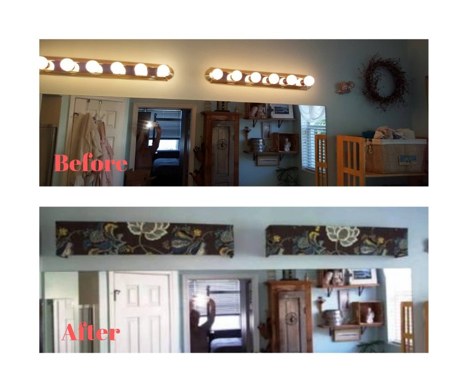 Vanity Shades of Vegas on Twitter "hollywoodstyle homedecor Check out the Before & After of
