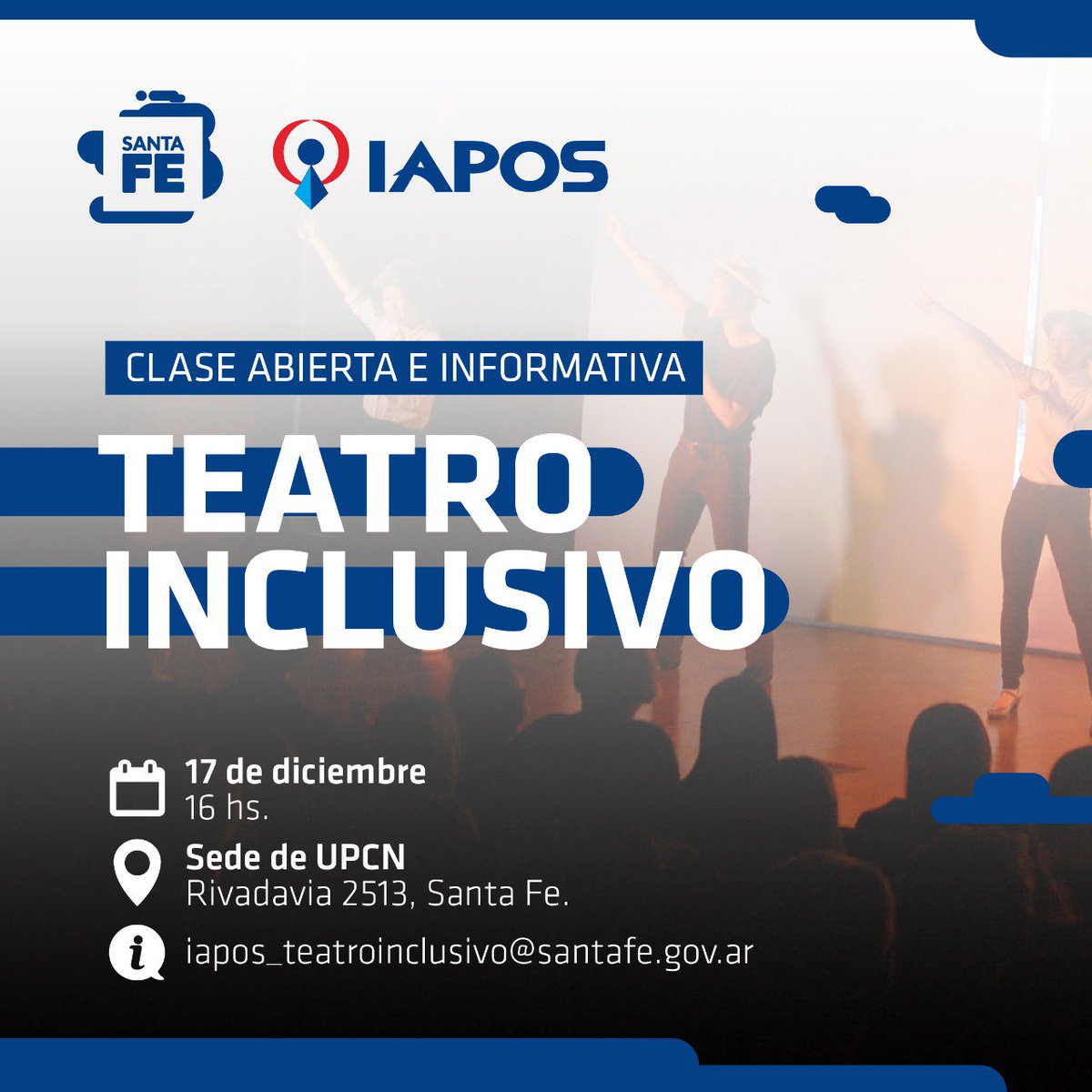 upcnstafe's tweet photo. Inclusión y humor en escena 🎭🎭🎭
🗓️17 de Diciembre en nuestra Sede (Rivadavia y Tucumán) https://t.co/Tr7o4MI81i