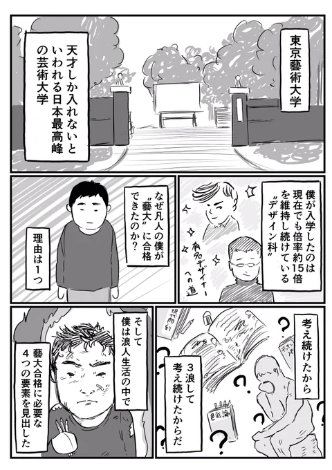 僕が東京藝術大学に合格した方法-①

浪人時代に考えていたことを描きました。続きます! 