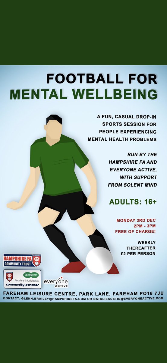 Gaff enjoyed attending this session this afternoon out on by <a href="/HampshireFA_CT/">HFA Community Trust</a> for the <a href="/SolentMind/">Solent Mind</a> charity. 
Good work <a href="/HampshireFA/">Hampshire FA</a> great cause!