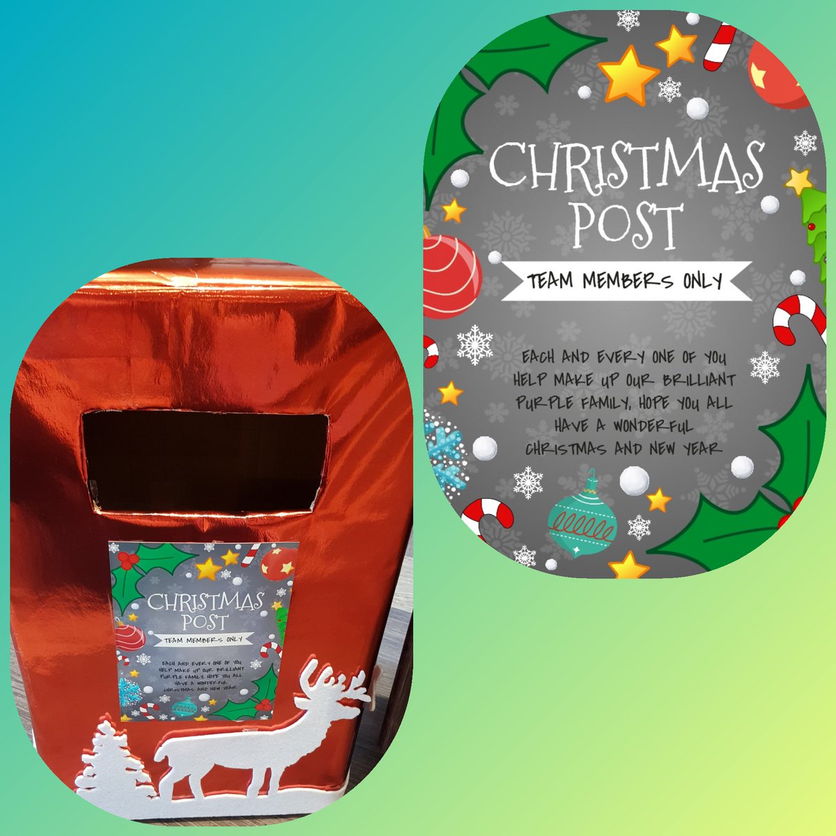 Team christmas post box.
#1stchristmas #pichristmas