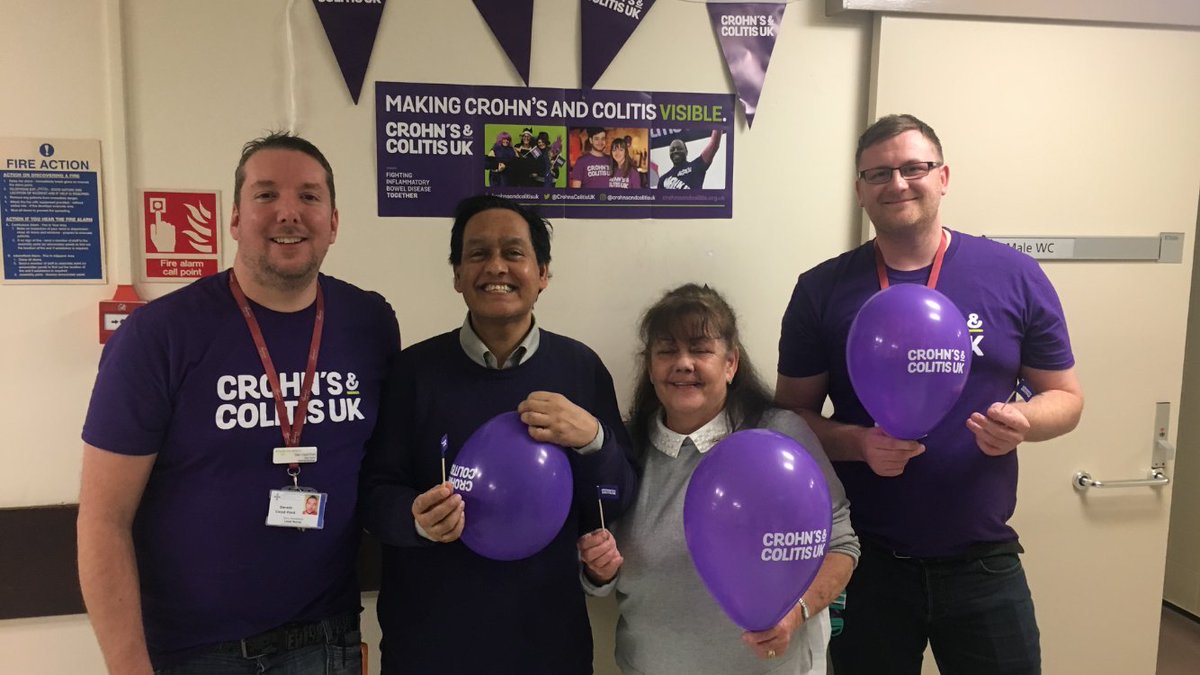 Last week was Crohns and Colitis Week, and staff from the IBD nursing team and the Gastro Ambulatory Unit have been showing their support to the 4000 plus patients we treat across ABUHB with either Crohns or Colitis. @CrohnsColitisUK