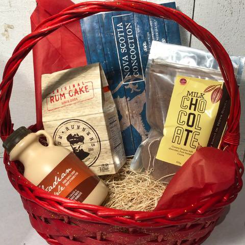 Choose from multiple curated #giftbaskets, each filled with #local, hand made chocolates🍫, rum cake, and more @SugahHfx! You can also customize your basket so it has everything you want. #Halifax #HappyHolidays ow.ly/s3Kr30mVIna