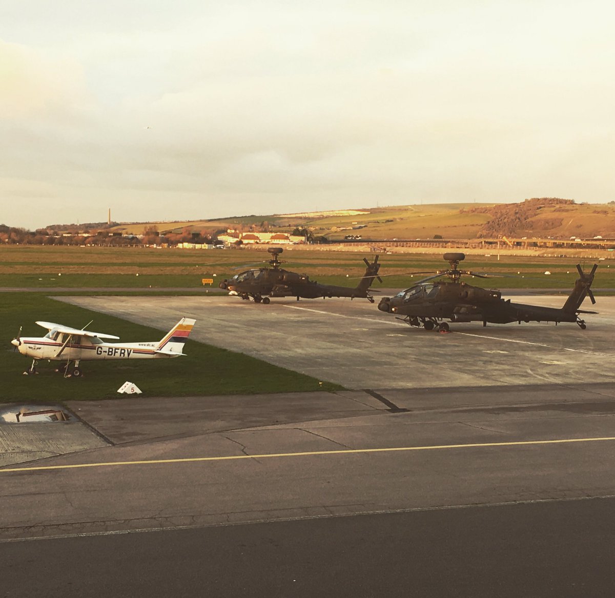 G-BFRV appears to have been impounded by Her Majesty’s Armed Forces!