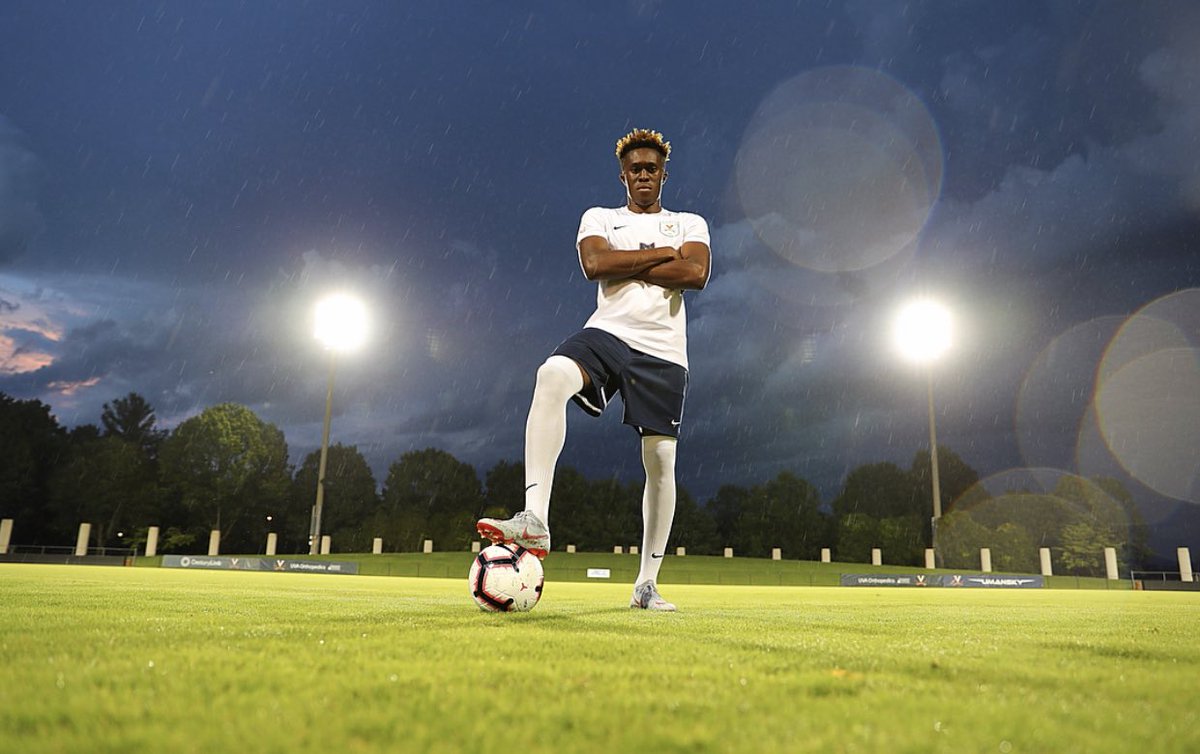 Check out former <a href="/FresnoFuegoFC/">Fresno Fuego F.C.</a> &amp; current <a href="/UVAMenSoccer/">Virginia Men's Soccer</a> midfielder <a href="/Simeon_Okoro/">Simeon Okoro</a>’s 2018 highlights for <a href="/UVAMenSoccer/">Virginia Men's Soccer</a>!
<a href="/VirginiaSports/">Virginia Cavaliers</a> stats from ‘15-18:
• 29 GP, 17 GS
• 3 Goals, 1 Assist
• 2 Game winning goals
• 1170 minutes played
🎥| youtu.be/cFq9ZfHfcWo