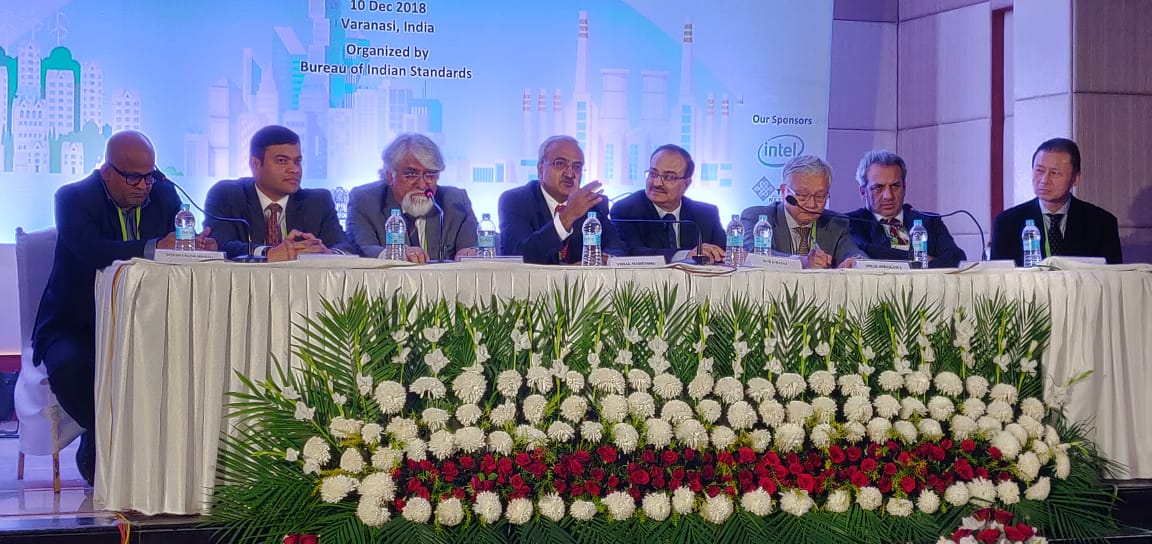 Smart Cities are essentially about people, a shared vision between all stakeholders is key! Great dialog at the BIS IEC Smart City Standards Conference, Varanasi, today! #IECStandards #SDG7 #lvdc