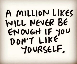 A #million #likes will #neverbe #enough if #you don't #likeyourself ❤

#quote #quotes #quotesaboutlife #quotesforlife #truth #truthquotes #quotesforgrowth #quotesforchange #quoteoftheday #mondayquotes #mondayinspiration #MondayMotivation