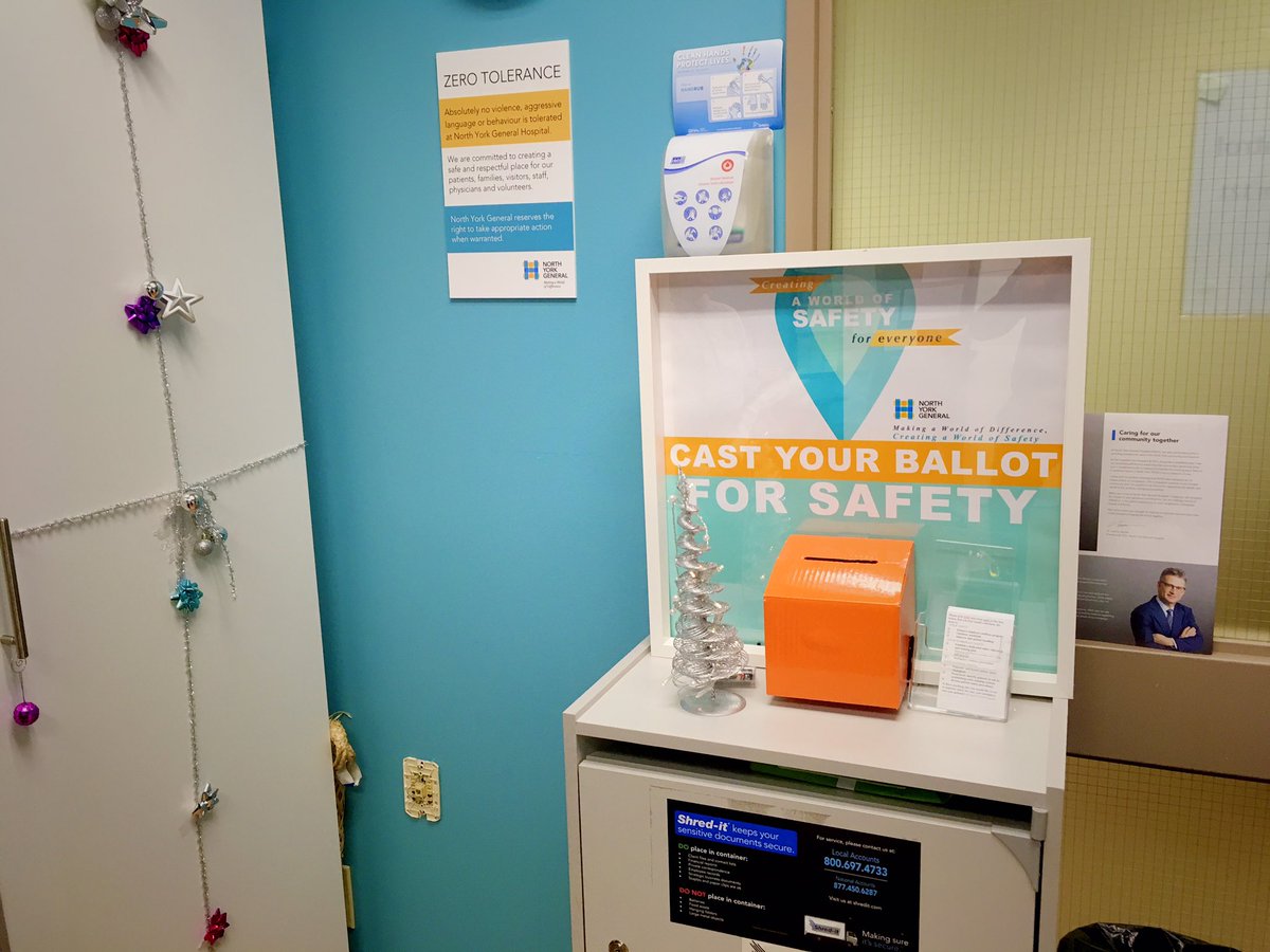 MarwanAsalya's tweet image. Cast Your Ballot For Safety!
@NYGH_News 
Thank you @RNDebsCC for helping create a World of Safety for Everyone at North York General!
#BedControl