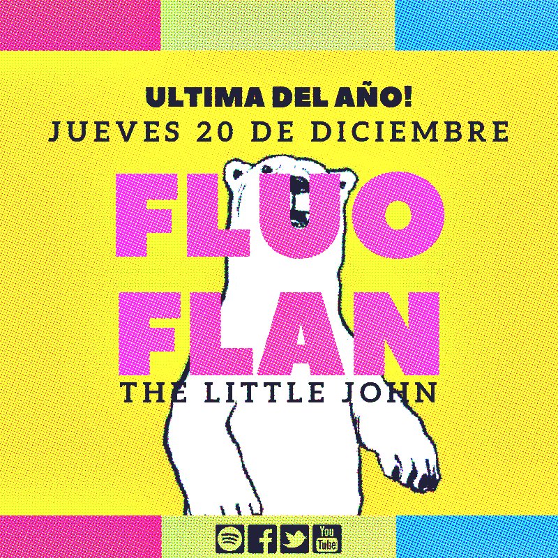 ULTIMA DEL AÑO! 
NO TE LA PIERDAS! 
#Fluo2018 #Atrapame #LittleJohn
