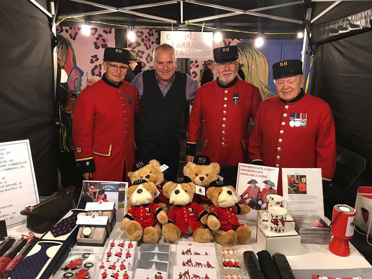 Thank you for having us at your Christmas Lights Ceremony last week <a href="/ShepherdMkt/">Shepherd Market London</a>! We raised over £1,000 in sales, donations and raffle tickets thanks to the generosity of all who attended. For some #Christmas gifts inspiration click here: shop.chelsea-pensioners.co.uk #RHChristmas18