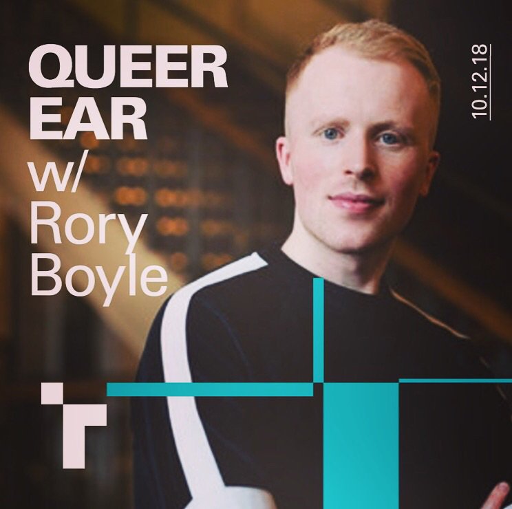 MrRoryBoyle's tweet photo. First ever #QueerEar airs TONIGHT 6PM-7PM on @transmission_rh, powered by @roundhouseldn. I’m joined by activist @WilliamMayrick, @LGBTHM’s Tony Fenwick & @diversityrm’s Leanne Spencer to discuss hate crime and the importance of queer education in schools. Link in bio! 🏳️🌈 https://t.co/S8f5EKANUV