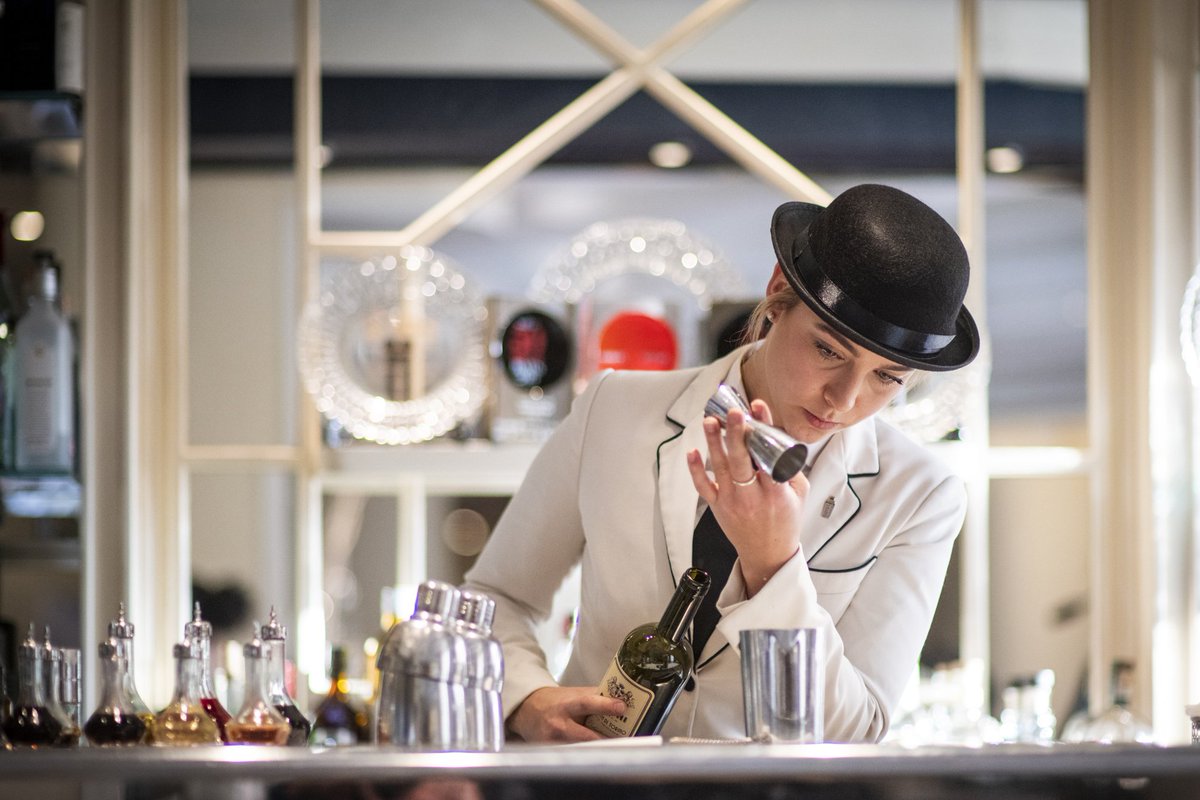 50BestBars's tweet photo. The Savoy's American Bar, is celebrating the release of British film, Stan &amp; Ollie with the launch of two unique cocktails inspired by one of the most legendary duos in comedy. @TheSavoyLondon @StanAndOllie #Mixology #London #Cocktails https://t.co/wik7ODRIkz