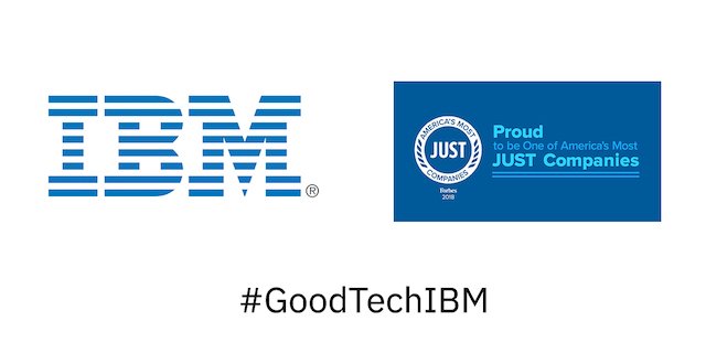 Proud to be named one of #AmericasMostJUST Companies by @Forbes and @justcapital_. Great job, @IBM, and all of the IBMers who work hard each day!! 

#JUST100 ranks corporations according to the issues Americans care about most. #IBM #GoodTechIBM