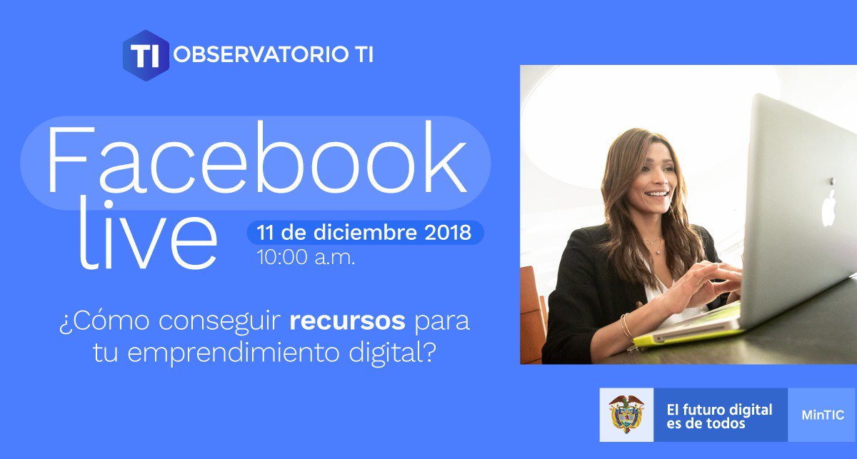 Conéctate este 11 de diciembre al #FBLive donde <a href="/ivancastanop/">Iván Castaño</a>, director Desarrollo de #IndustriaTI y <a href="/RiveraEdu/">Eduardo Rivera</a> de @appsfedesoft, hablarán sobre el fortalecimiento para los emprendimientos digitales. bit.ly/2jOrbOA