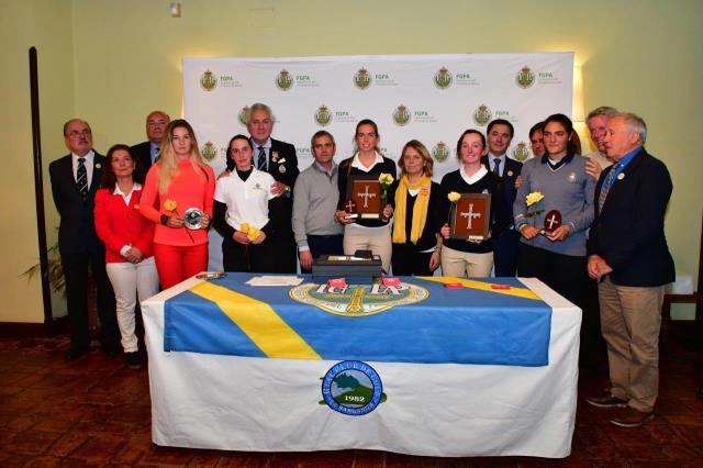 CSD_AEIP's tweet photo. 🏌️‍♀️ Patricia Garre se alza con el ‘Memorial Celia Barquín’ Copa Principado de Asturias'. ⛳️ La golfista murciana resistió en la jornada final el empuje de Marina Escobar en el Real Club de Golf de La @barganiza 📸 @rfegolf https://t.co/KAlIFgl0yr