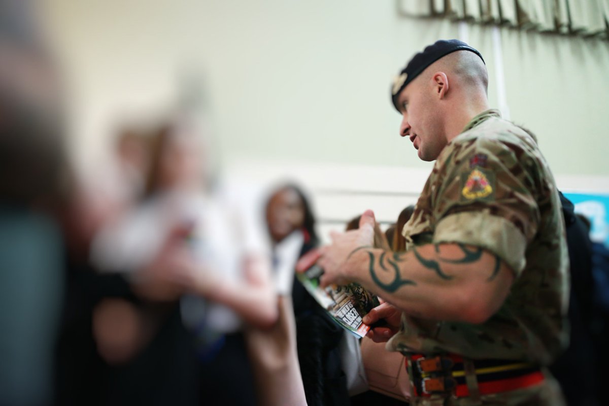 BeCentralBeds's tweet photo. You can’t beat our Armed Forces! At Find Your Future we learnt more about their career options &amp; there’s still time to find out more!  @ArmyJobs @RoyalAirForce
#apprenticeships #careers #CBedsFuture #CBCFuture https://t.co/nTfha8MBoC
