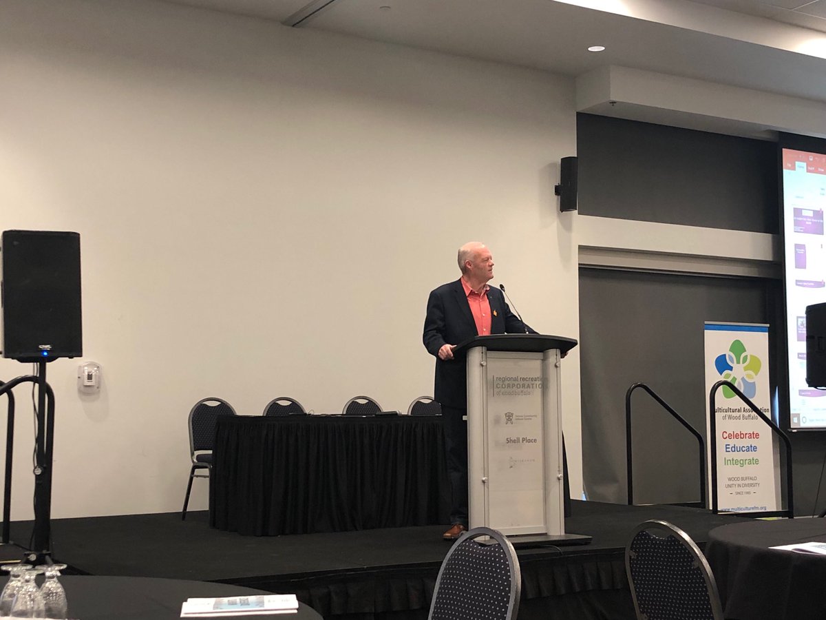 ⁦<a href="/McGrath_K/">Keith McGrath</a>⁩ brings greetings from the ⁦<a href="/RMWoodBuffalo/">rmwoodbuffalo</a>⁩ #HumanRightsDay2018 ⁦<a href="/WGHillElem/">WG Hill Elementary</a>⁩ ⁦<a href="/FMPSD/">Fort McMurray Public School Division</a>⁩ #ymm ⁦<a href="/mca4wb/">Multicultural Association of Wood Buffalo (MCA)</a>⁩