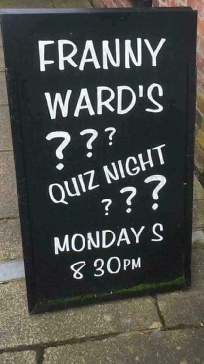 HotSpotQuiz's tweet photo. If you're a #PubQuiz fan in #Oldham #MedlockRoad #Woodhouses &amp; looking for a great #SmartphoneQuiz &amp; #PenAndPaper #QuizNight join @FrannyWard1 &amp; his @SpeedQuizzing regulars at The @WGARDENS1 in #Failsworth on Monday evening's to play Franny's Quiz https://t.co/xineH3jRGv