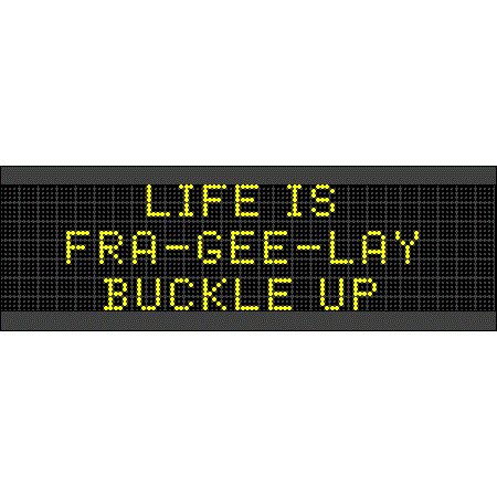 Before you hit the road this holiday season, secure yourself and your major awards. #MessageMonday #BuckleUp #ChristmasStory