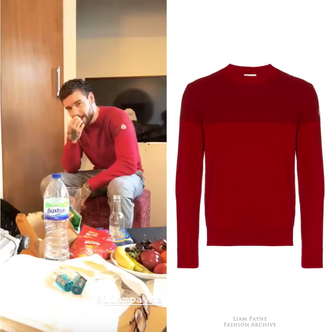 moncler red jumper
