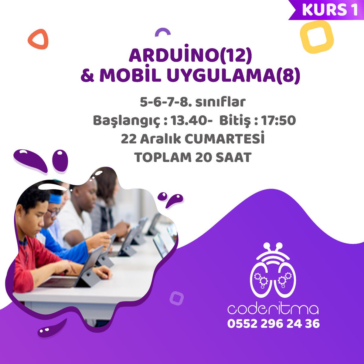 coderitma's tweet photo. Şanlıurfa'nin En Kapsamlı Bilişim Kış Okulu Alaninda Uzman 5 Eğitmeniyle 22 Aralikta Başlıyor. Ön Kayit İçin Tıklayin.Bilgi İçin :0552 296 24 36 https://t.co/Sm7FUz4Ou4