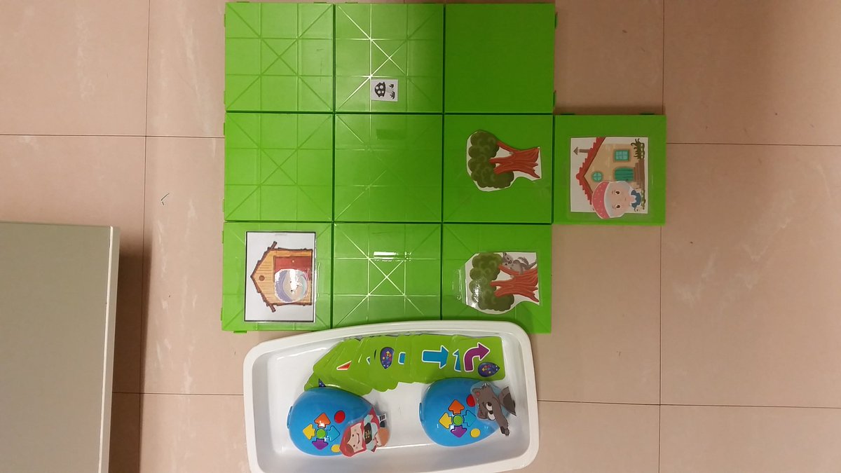 Aliceroye3's tweet image. #codage #maternelle faire vivre le conte du Petit Chaperon Rouge: tapis de conte numerique:  compréhension , #résolutionproblème