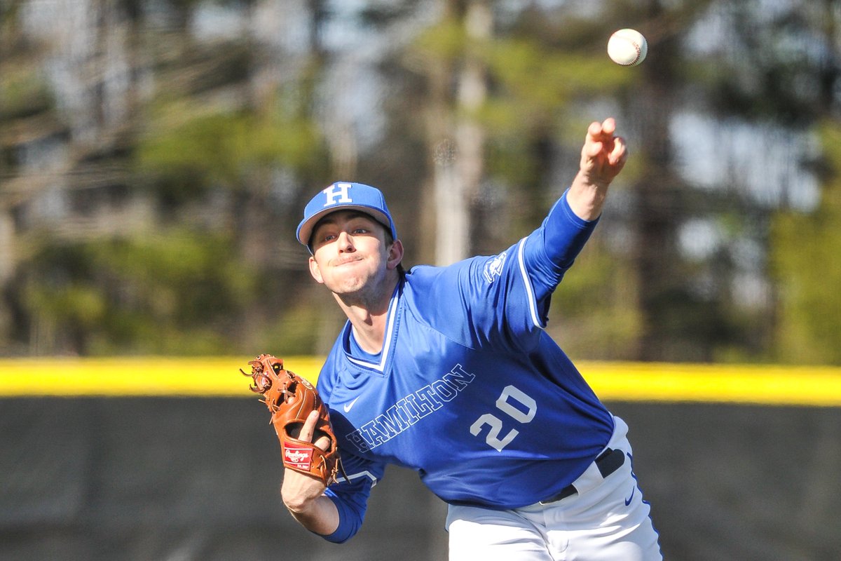 HamCollBaseball's tweet photo. #MeettheTeamMonday Sr Cpt Carter King
Carter is a LHP/IF from New Castle, NH. He has perfected the LH GBDP pivots and is ready when needed
Carter is a double major in Gov and Hispanic Studies. He plans to work in DC before attending Law school.
#YourContinentals #BackOurBlue https://t.co/9MdUzK0Wt0