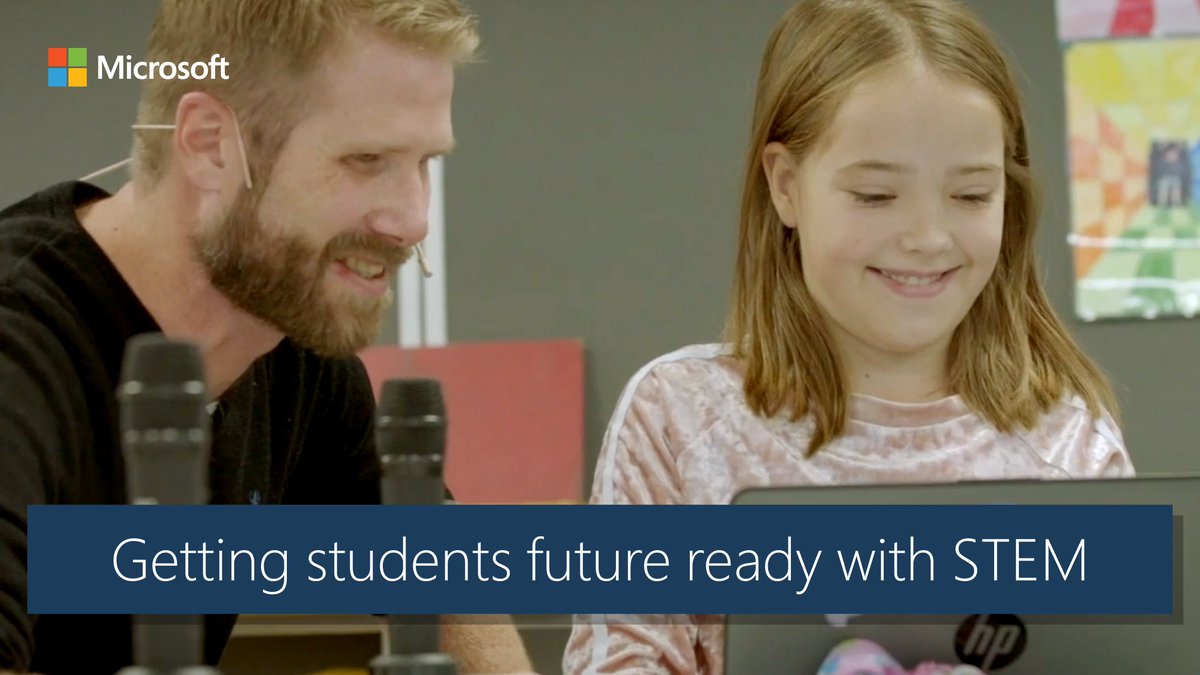 MicrosoftEDU's tweet photo. At Solberg skole this #MicrosoftEDU 1:1 device program forms the foundation from which teachers can finally deliver a comprehensive #STEM curriculum. See how this is preparing their students for the future: 
https://t.co/6xwhIOHguR https://t.co/zjaw6SfyCs