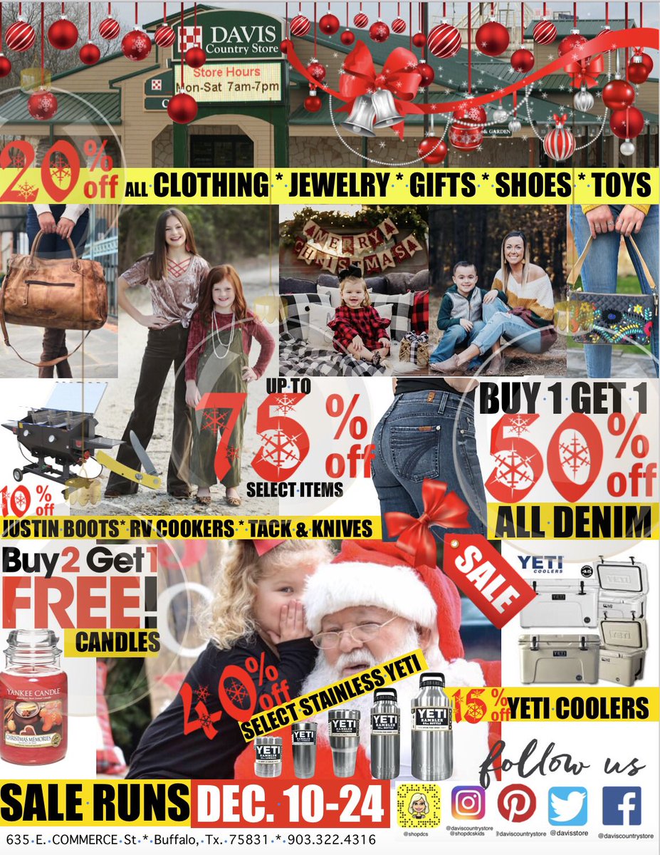 DavisStore's tweet photo. Head over to instagram and Facebook to get entered into our #Christmas #giveaway!! #shopdcs https://t.co/hbS7eYreLS