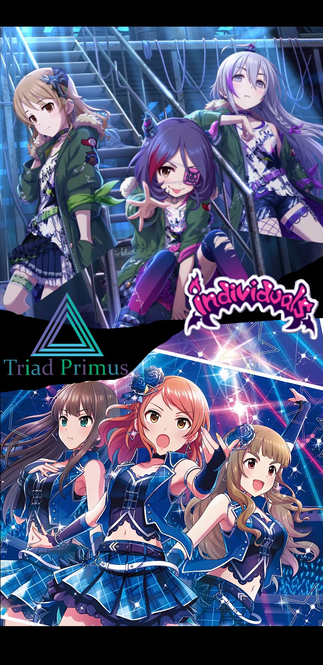Ackidg 18番人気 欲張りだからindividualsとtriad Primusを一枚にした壁紙が欲しかったから作った ロゴや繋ぎ目を強引に消したから雑だけど カッコいいからとりあえず満足 T Co 9rdjdsyzdx Twitter