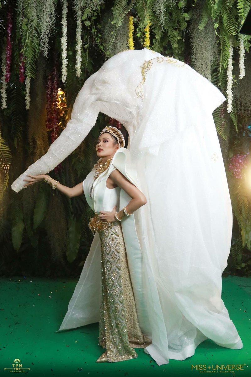 moo_nat8723's tweet photo. 🇹🇭🇹🇭Chang The Icon of Siam🇹🇭🇹🇭
#MissUniverse #Thailand https://t.co/yqecE1XO3r