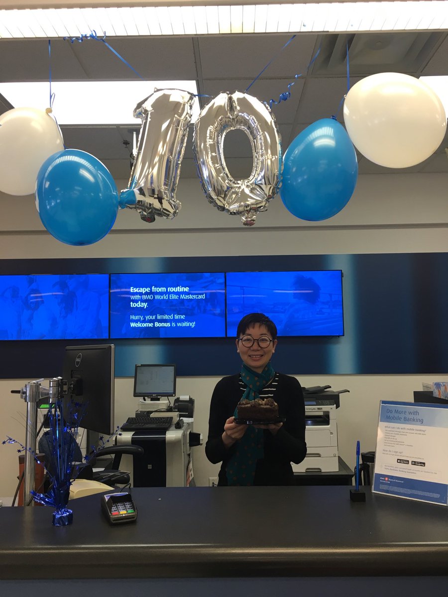 Congratulations Bin! 
10 years with #BMO ⁦⁦<a href="/tubmaiz/">Darlene</a>⁩ ⁦<a href="/OAbouzaher/">Omar Abouzaher</a>⁩