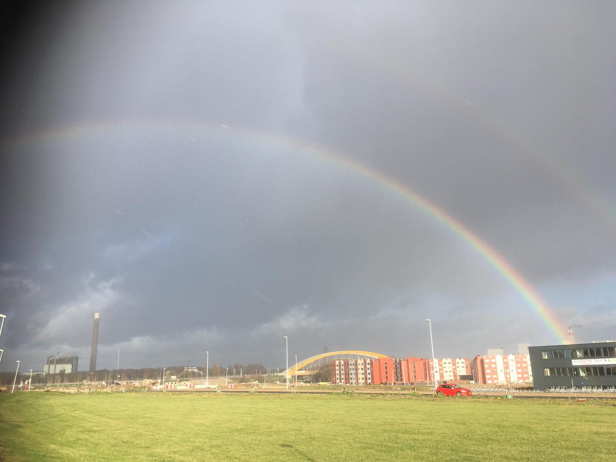 Tussen de buien door viel er ook een hoop te genieten op en rond #Place2BU #Rainbow
