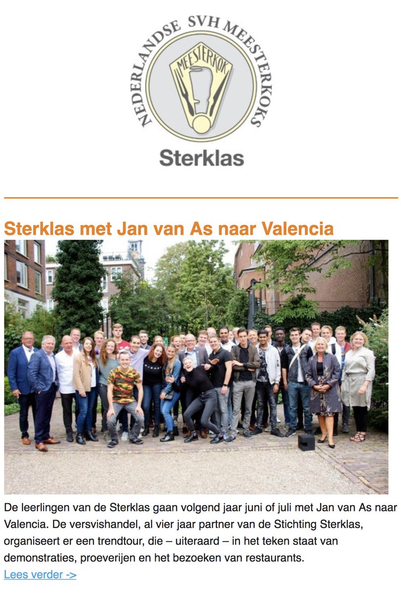 Vandaag onze eerste nieuwsbrief verstuurd -> bit.ly/2C2wzaU. Ga naar de site van #sterklasNL en meld je kosteloos aan.