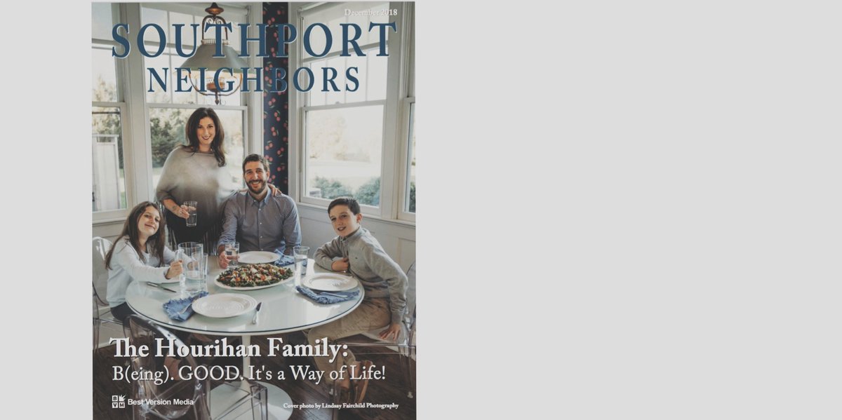 Thank you #SouthportNeighbors and #BestVesionMedia for featuring our family journey making clean eating mainstream for our #SouthportCT #FairfieldCT neighbors and beyond. #foodwithroots #shoplocal #familybusiness