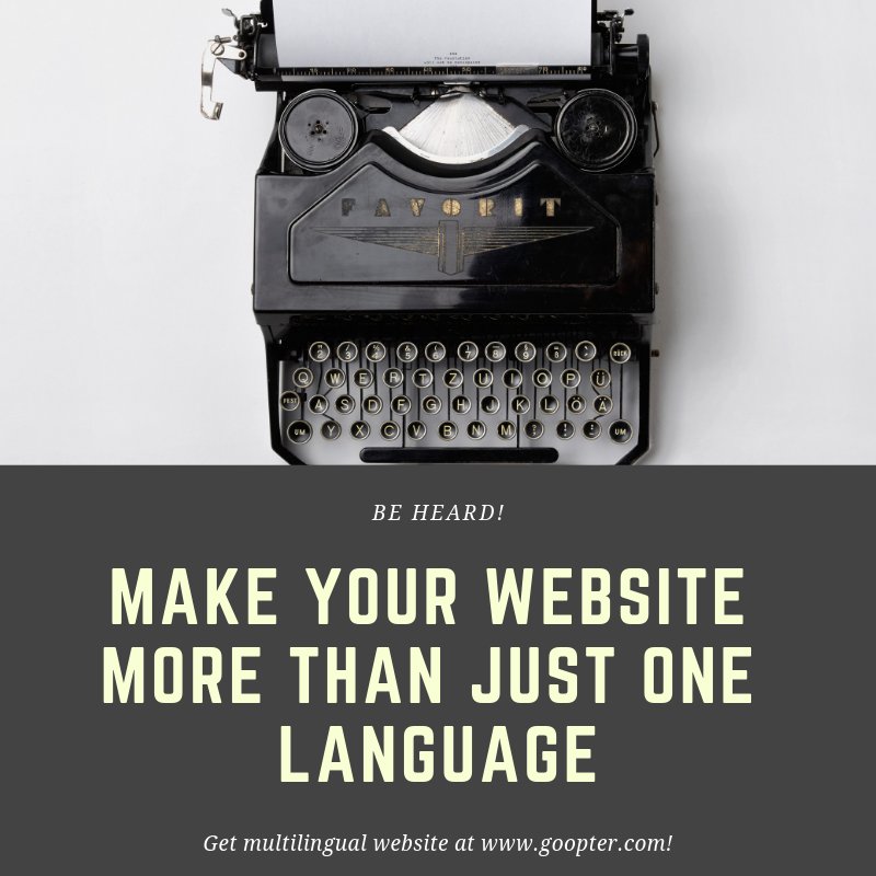 contact me at goopter.dora@gmail.com for more info!
#multilingual #Website #OnlineBusiness #ecommerce #orderonline #getmorebuyers #goopter DON'T WAIT TILL NEXT YEAR! 😉