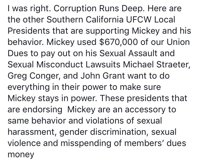 RatfaceMickey's tweet photo. Brother @Marc_Perrone! These members are serious! When they take Mickey the Rat’s bitch ass out on Friday they’re going after the other #UFCW presidents that publicly support me! Straeter, Conger and Grant got next! 😱 @UFCW1442 @UFCW324 @UFCW770 #1u #unions #FightFor15 #aflcio https://t.co/OXUPzc8dY7
