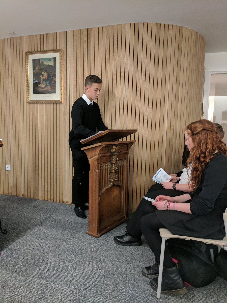 Fr. Gerry and Fr. Des joined us for mass today, as we formally unveiled the new stained glass window in the Oratory. Bishop John blessed the window after mass. Thanks to those who were involved in the Liturgy you all did a great job. More pics later.