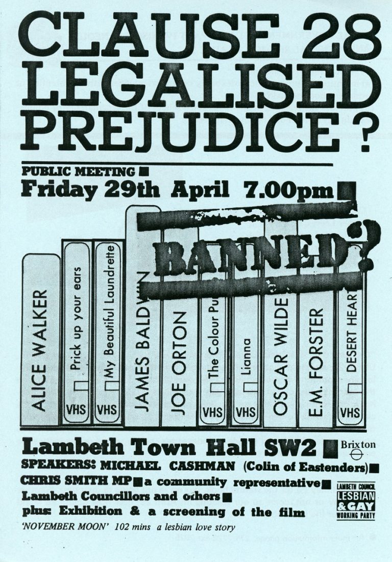 womenslibrary's tweet image. Object 22

Section 28: Legalised Prejudice? Poster, London, unknown designer, April 1988.

Do you have any memories, emotions or stories you can share in response to this object?

#DecodingInequality