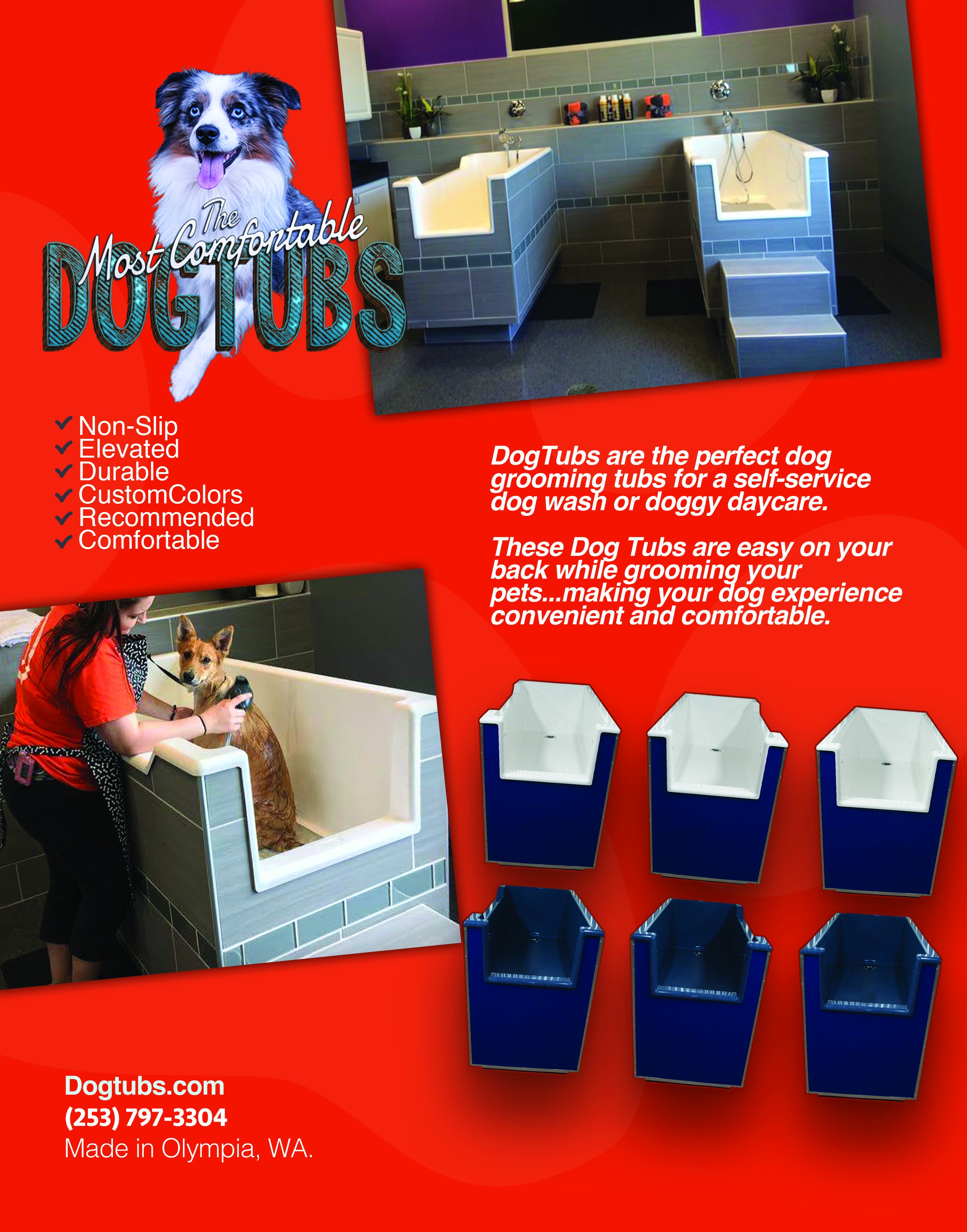 Dog Tubs for a Self Service Dog Wash - DOGTUBS.COM 