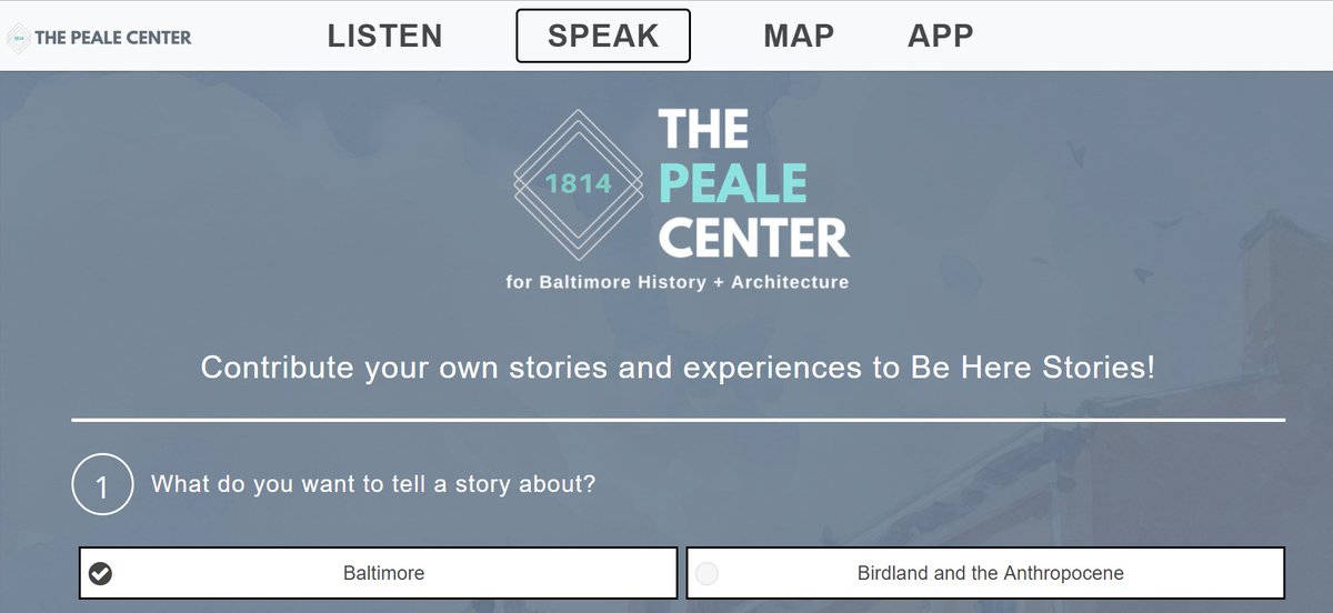 ThePeale's tweet photo. Get to know the real #Baltimore. Our stories, our triumphs. The Be Here: Baltimore project is now gathering your stories. What is your favorite thing to do in Baltimore? Use the Peale's story website, and tell us! https://t.co/cISvvvBMYb #bHereBmore #storytelling https://t.co/euHRc5pwA5
