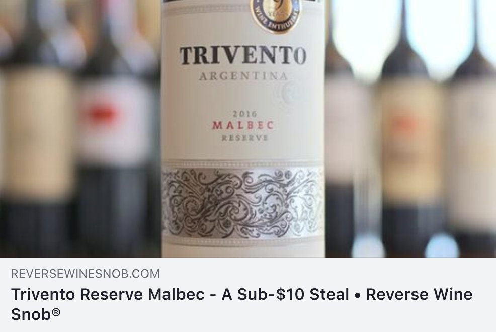Trivento Wine (@trivento) on Twitter photo It's Malbec Monday!🍷
<a href="/ReverseWineSnob/">Jon Thorsen</a> recommends Trivento Reserve Malbec saying "...buy a bunch & use it as your house red!" ow.ly/YVoJ30mSFRt It's Malbec Monday!🍷
<a href="/ReverseWineSnob/">Jon Thorsen</a> recommends Trivento Reserve Malbec saying "...buy a bunch & use it as your house red!" ow.ly/YVoJ30mSFRt