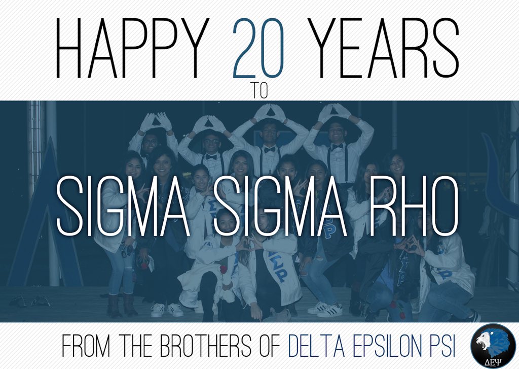 Happy 20 years to the distinguished ladies of Sigma Sigma Rho! #NAPAUnity #SouthAsianUnity