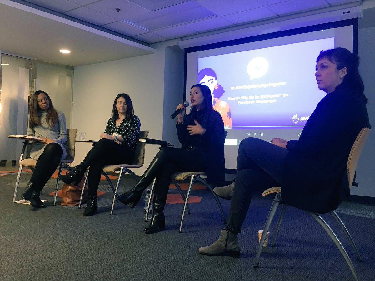 girleffect's tweet photo. 85,000 girls have clicked through from Facebook to speak to #Springster’s Big Sis chatbot on sexual health advice. #GDHF2018 #DigitalHealth https://t.co/Jx5CSAVUB9