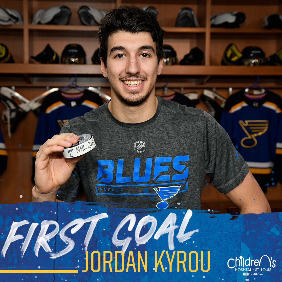 Congrats, @JordanKyrou! #stlblues   WATCH: atnhl.com/2LaJ4nu https://t.co/XIGbtNgQFT