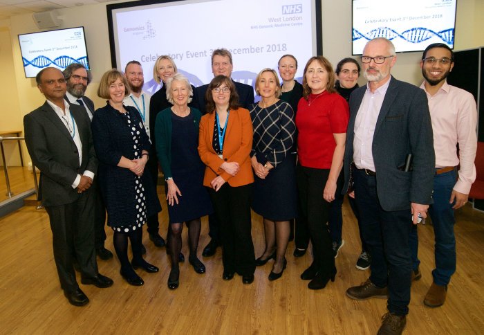 ImperialNHS's tweet photo. Congratulations to West London NHS Genomic Medicine Centre for reaching their target of enrolling 3,000 patients and relatives for genome sequencing #100kGenomeProject @GenomicsEngland @ImperialAHSC https://t.co/XtUANVOONC https://t.co/I9tETj0zQJ