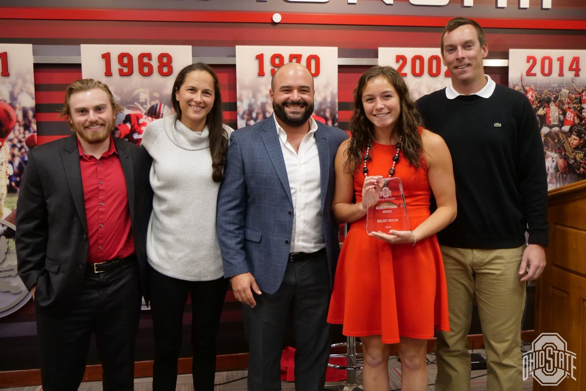 And another 👏 for the other season awards winners!

Harriet Reynolds Scholar-Athlete: Kelsey Nolan
Unsung Hero Award: Hannah Pany + Ellen Westfall
Scarlet Strong Award: Kelsey Nolan

#GoBucks